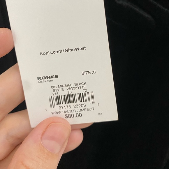 NWOT Nine West Halter Jumpsuit - Picture 9 of 9